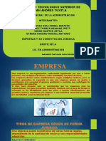 Formas jurídicas de las empresas (S.A, S.R.L, cooperativas