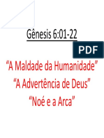 Esboço - Gênesis 6 01 - 22