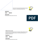 Documento de Receta