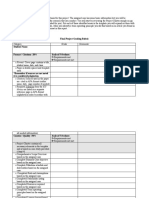 Project Management Grading Criteria