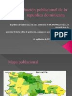 Distribución Poblacional de La Republica Dominicana