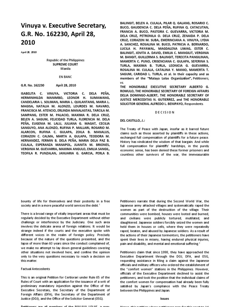 Vinuya v executive secretary pdf shinz abe appeal