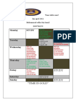 Jadual Sem3