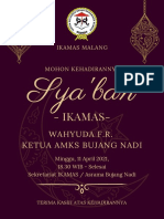 UNDANGAN SYA'BAN - WAHYUDA