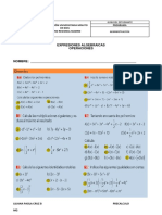 Guía estudiante expresiones algebraicas operaciones