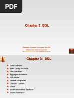 Chapter 3: SQL