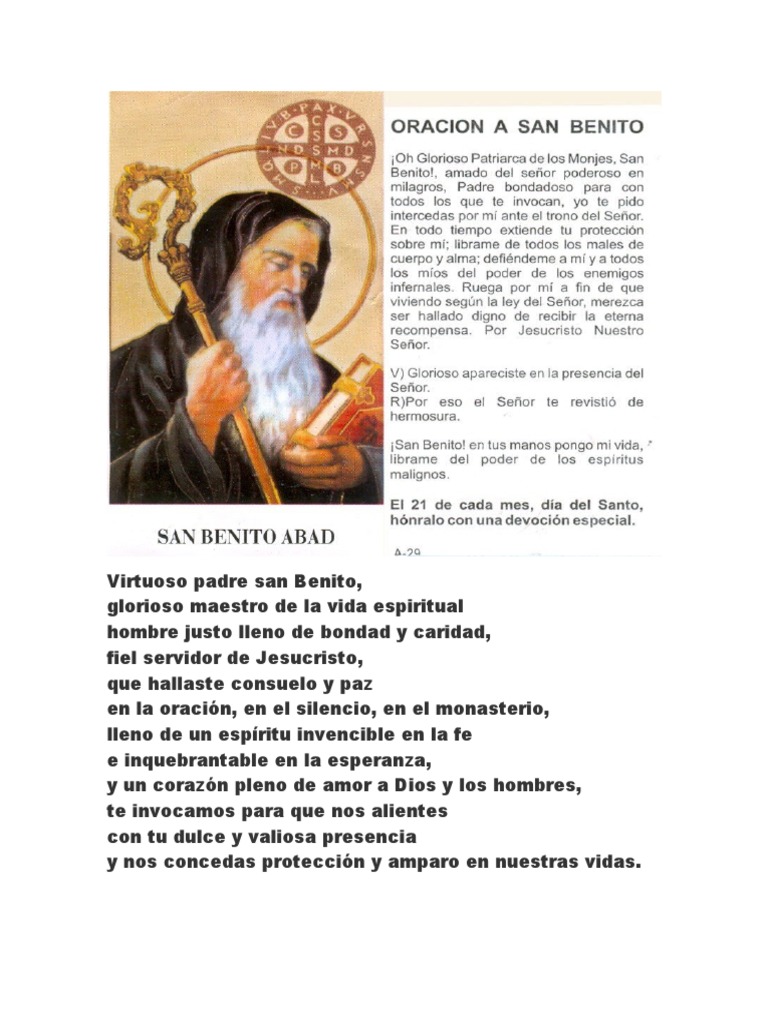 Virtuoso Padre San Benito | PDF