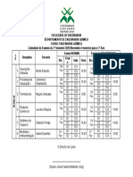 Horários de Exames 3ano Semestre 2 2020