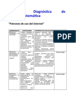 Évaluación Diagnóstica de Matemática 3,4 y 5