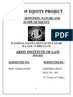 Laws of Equity Project: Army Institute of Law