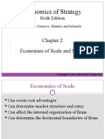 Economics of Strategy: Economies of Scale and Scope
