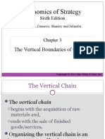 Economics of Strategy: The Vertical Boundaries of The Firm