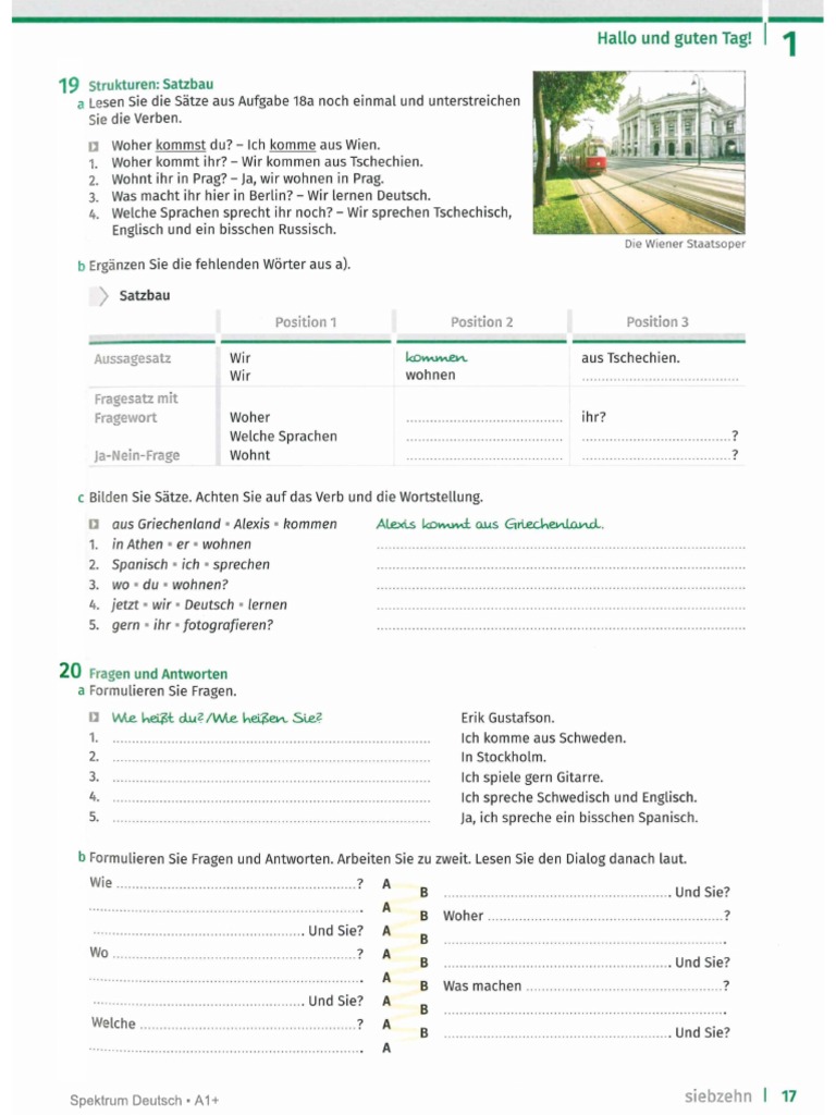 Spektrum Deutsch A1 Kurs Und Arbeitsbuch pdf17 PDF