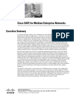 Cisco SAFE For Medium Enterprise Networks: Executive Summary