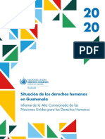 Derechos Humanos Guatemala 2020