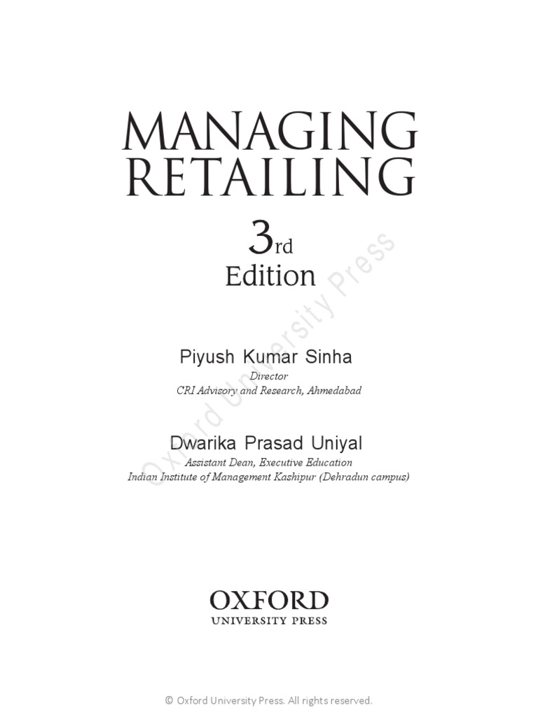 Retail Management | PDF | Pricing | Retail