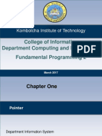 College of Informatics Department Computing and Engineering Fundamental Programming 2