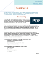 Reading 19: Screen Learning