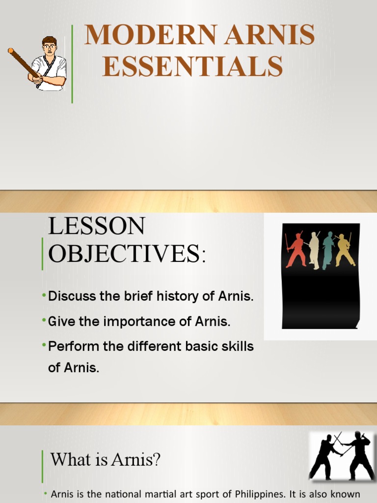 Pe 2 l3 Modern Arnis Essentials | PDF | Combat Sports | Philippines
