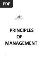 Principles of Management-Bs151 Module