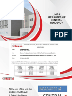 Unit 4 Measures of Central Tendency
