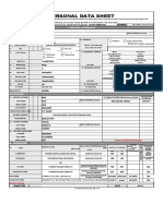 Personal Data Sheet: CS Form No. 212