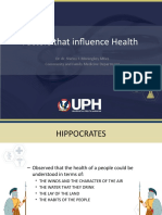 Factors That Influencing Health