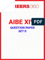 AIBE XIV Question Paper SET D