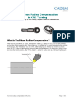 Tool Nose Radius Compensation in CNC Turning