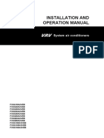 FXSQ-A2VEB - Operation Manual