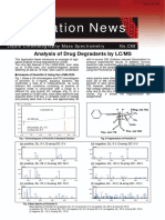 Penicillin Fragmentation - LCMS Analysis of Drug Degradants