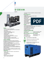 PERKINS 250-330 kVA: Technical Specifications
