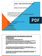 Atmosferas Modificadas y Hiperbarica