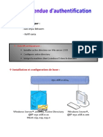 compte-rendue d'authentification