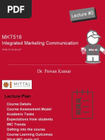 Lecture # 0: Integrated Marketing Communication