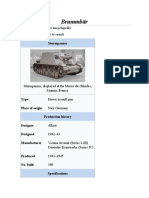 Sturmpanzer (Also Known As Sturmpanzer 43 or SD - Kfz. 166)