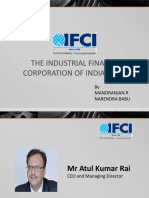 The Industrial Finance Corporation of India (Ifci) : by Manoranjan.R Narendra Babu