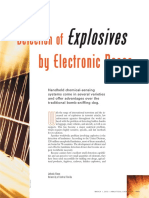 Detection of Explosives by Electronic Noses