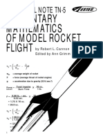 Elem_Math of Model Rocket Flight
