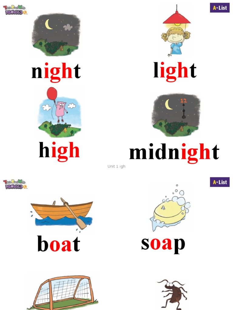 Think Read Write PHONICS - 4권 - 단어게임 | PDF | Nature