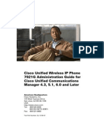 Cisco Unified Wireless IP Phone 7921G Administration Guide For Cisco Unified Communications Manager 4.3, 5.1, 6.0 and Later