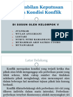 Pengambilan Keputusan Dalam Kondisi Konflik