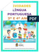 Atividades de Língua Portuguesa 3º e 4º Anos