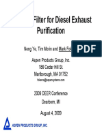 Catalytic Filter For Diesel Exhaust Purification