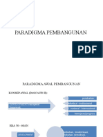 Paradigma Pembangunan