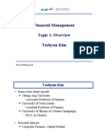 Topic 01 Introduction To Financial Management