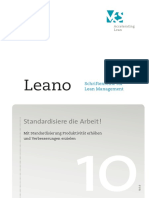 Leano. Standardisiere die Arbeit! Schriftenreihe für Lean Management. Mit Standardisierung Produktivität erhöhen und Verbesserungen erzielen 10.1.