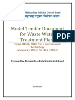 MPCB Model Tender Documents for STP - MBBR SBR ASP