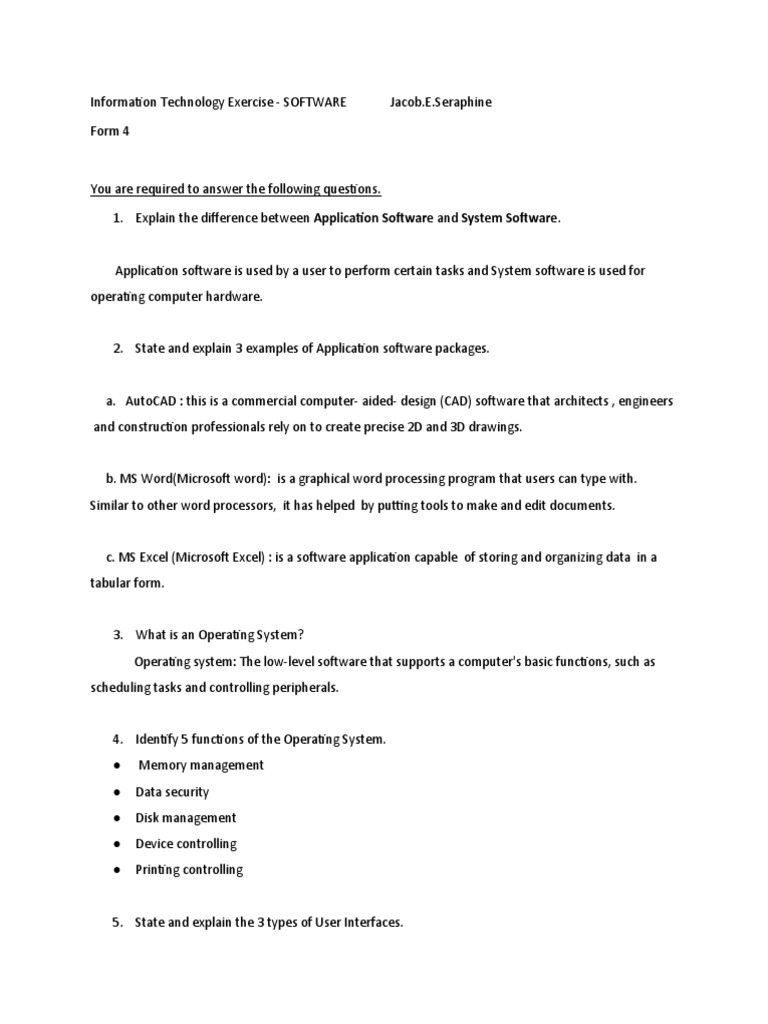 Application vs System Software Guide | PDF | Graphical User Interfaces ...