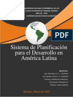Ensayo. Sistema de Planificación para El Desarrollo en América Latina